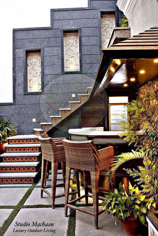 Terrace Garden Designers in Delhi, Studio Machaan Studio Machaan Тераса