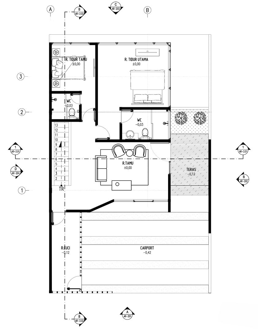 D-House, Gubah Ruang Gubah Ruang