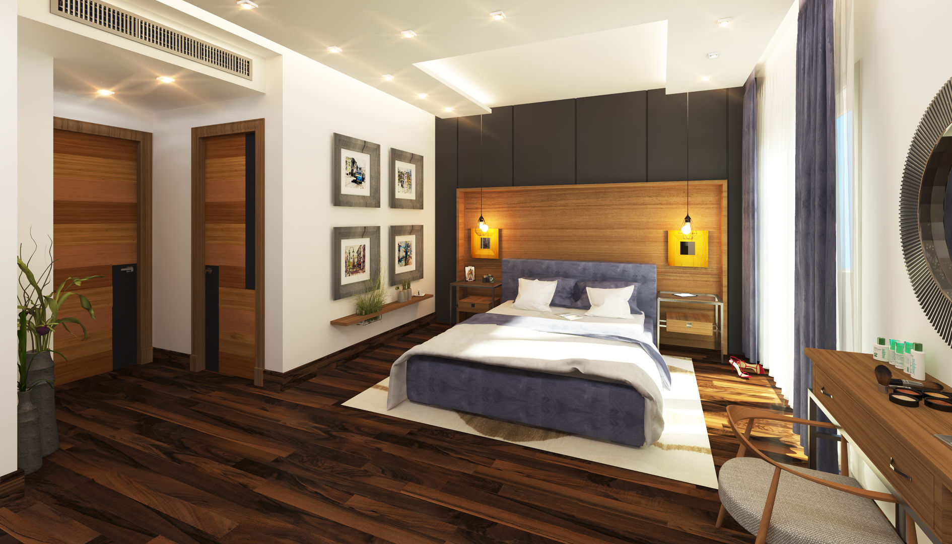 Private Residential Villa Type X - Madinaty , SIGMA Designs SIGMA Designs Modern style bedroom