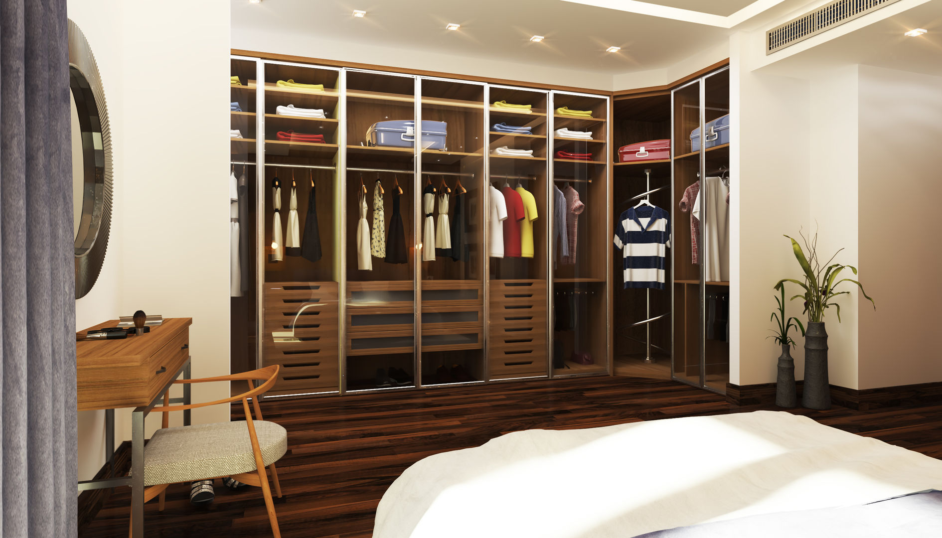 Private Residential Villa Type X - Madinaty , SIGMA Designs SIGMA Designs Modern dressing room