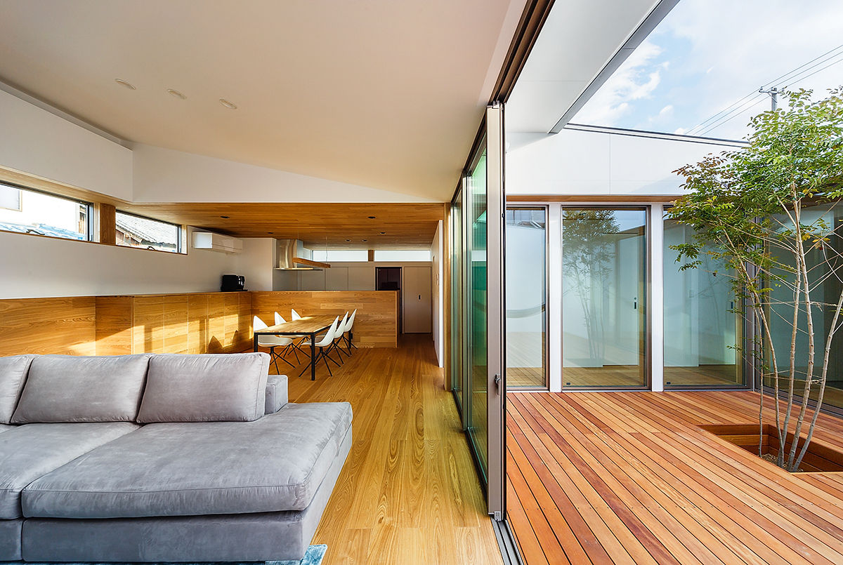 haus-flow, 一級建築士事務所haus 一級建築士事務所haus Living room لکڑی Wood effect