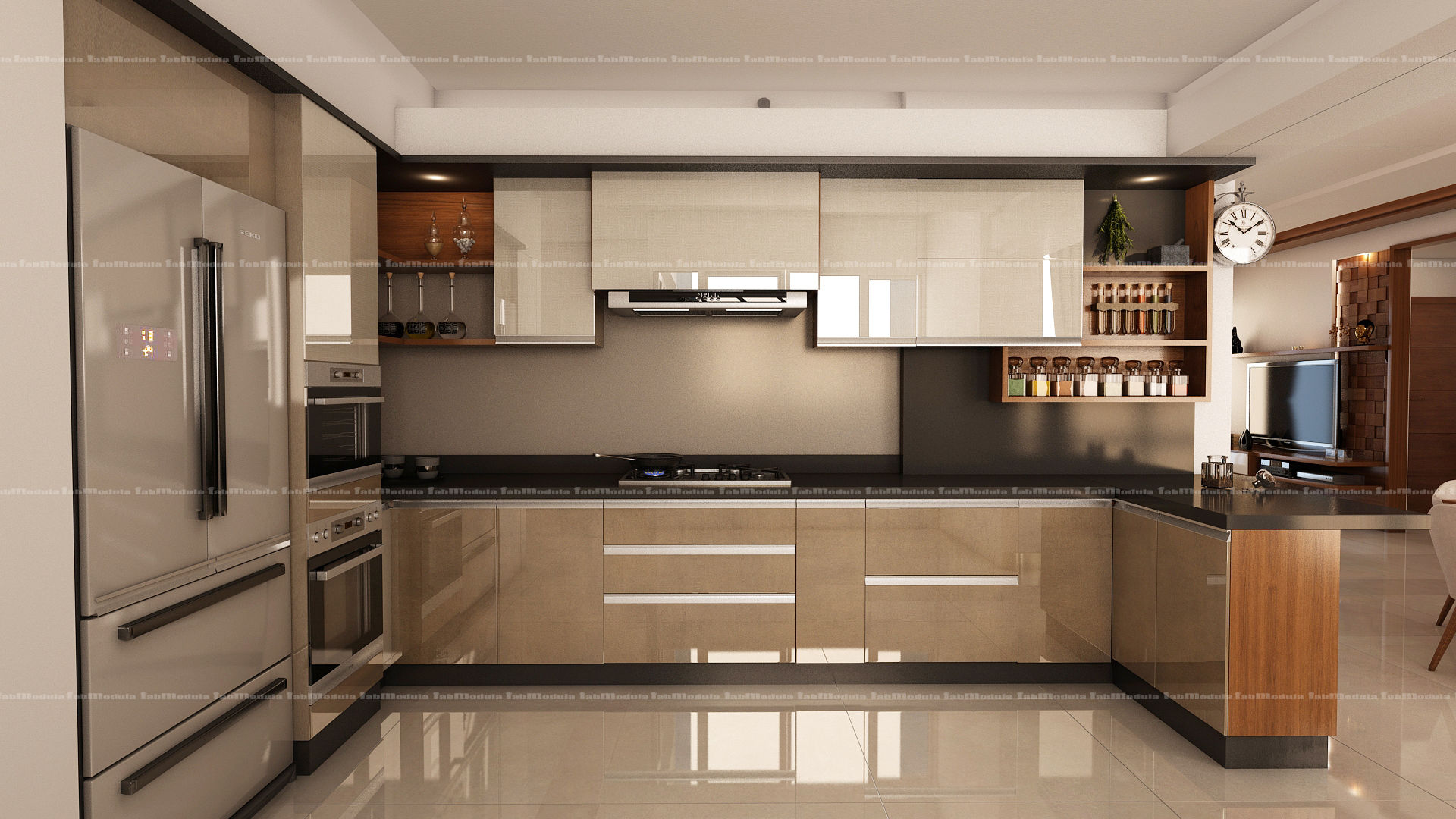 Kitchen designs, Fabmodula Fabmodula Cozinhas modernas