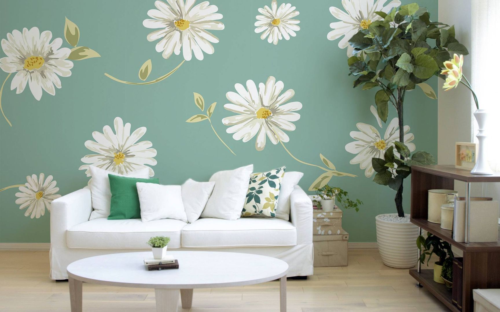 SUBTLE DAISIES Pixers Salas modernas