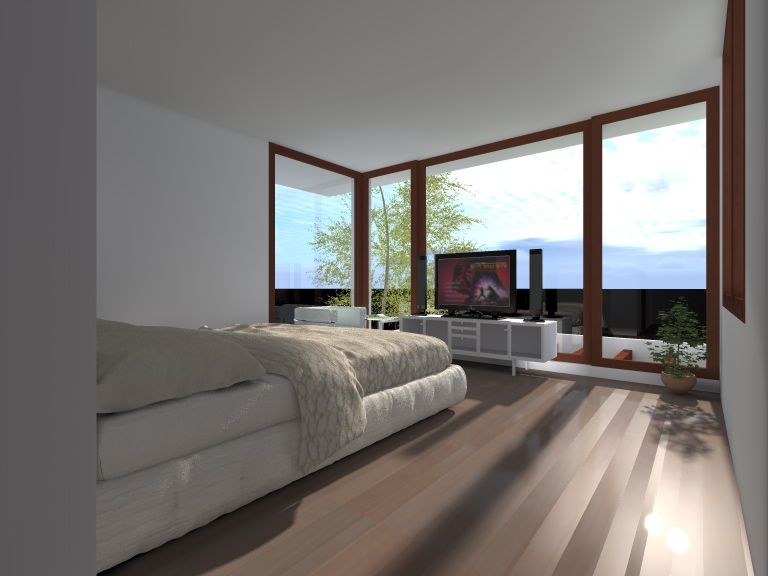 homify Modern style bedroom Wood Wood effect