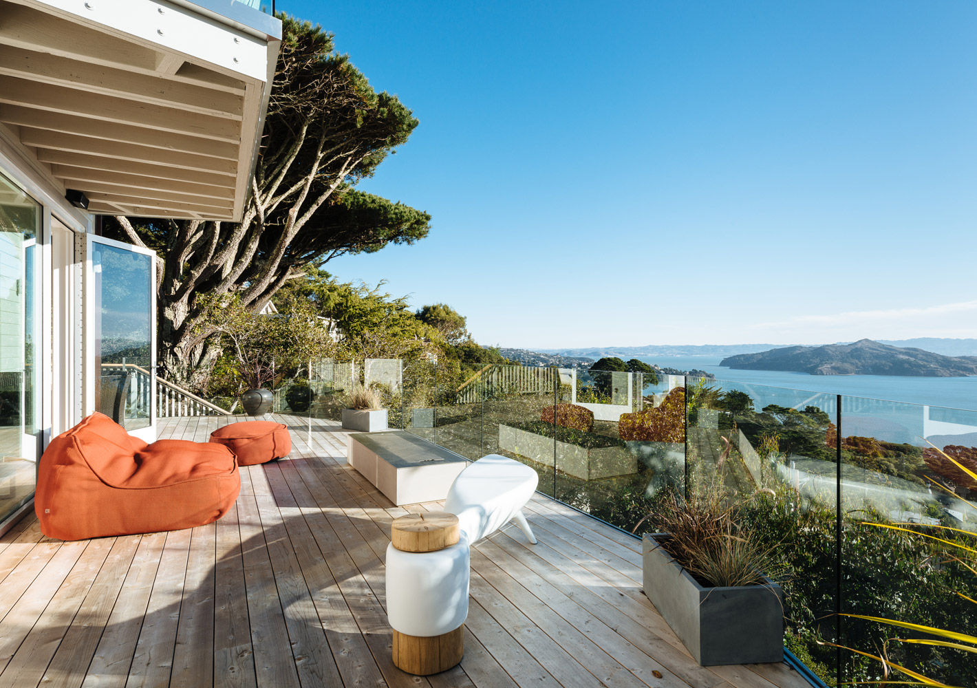 Sausalito Outlook, Feldman Architecture Feldman Architecture Moderner Balkon, Veranda & Terrasse