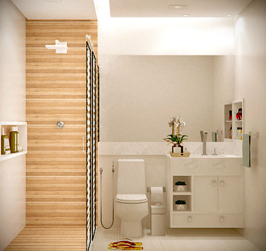 Projeto Reforma Residencial, SCK Arquitetos SCK Arquitetos Modern style bathrooms