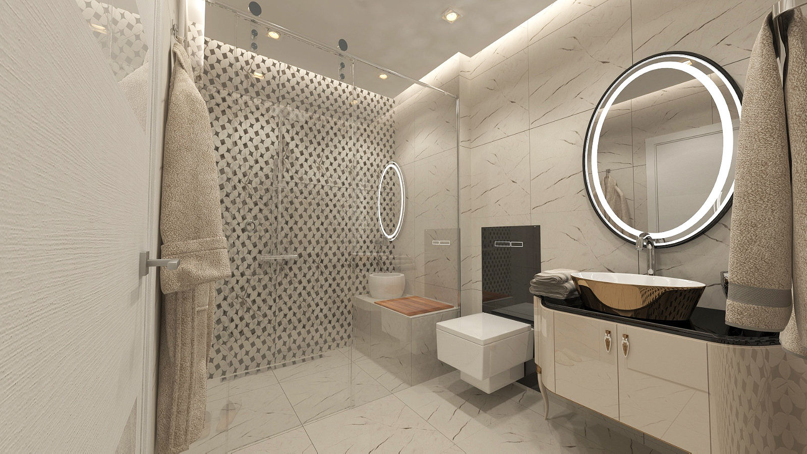 homify Modern bathroom