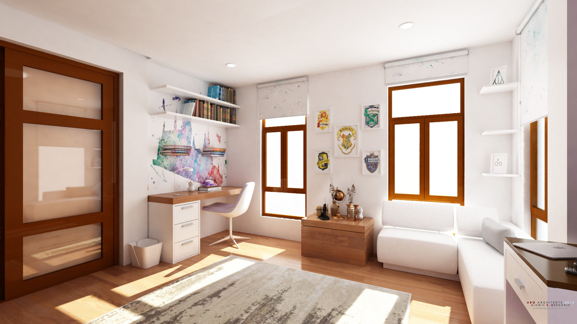 Interior works: Bedroom, ABG Architects and Builders ABG Architects and Builders Phòng ngủ phong cách hiện đại