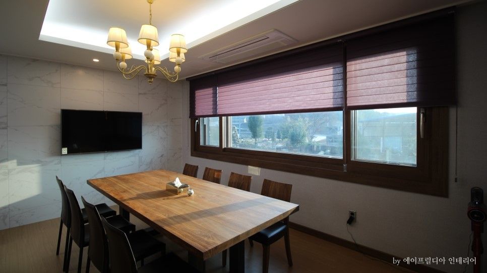 ②부여 석동리 전원주택 1F, 에이프릴디아 에이프릴디아 Country style dining room