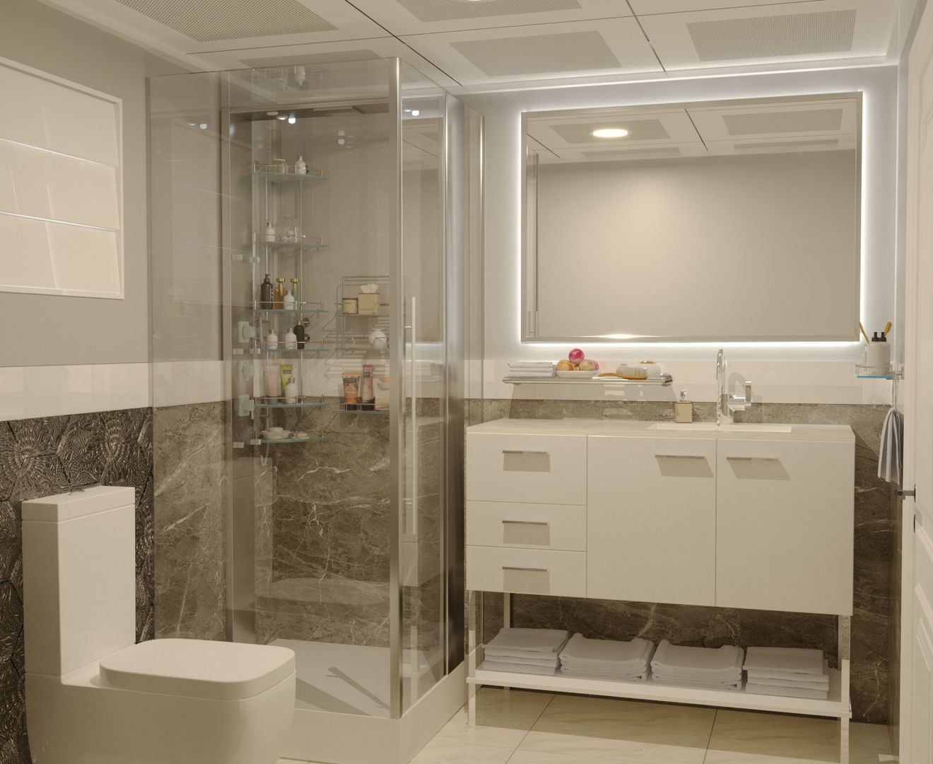 Vadimia, Minel Mimarlık Yapı Mühendislik İnşaat Sanayi Ticaret Limited Şirketi Minel Mimarlık Yapı Mühendislik İnşaat Sanayi Ticaret Limited Şirketi Country style bathroom