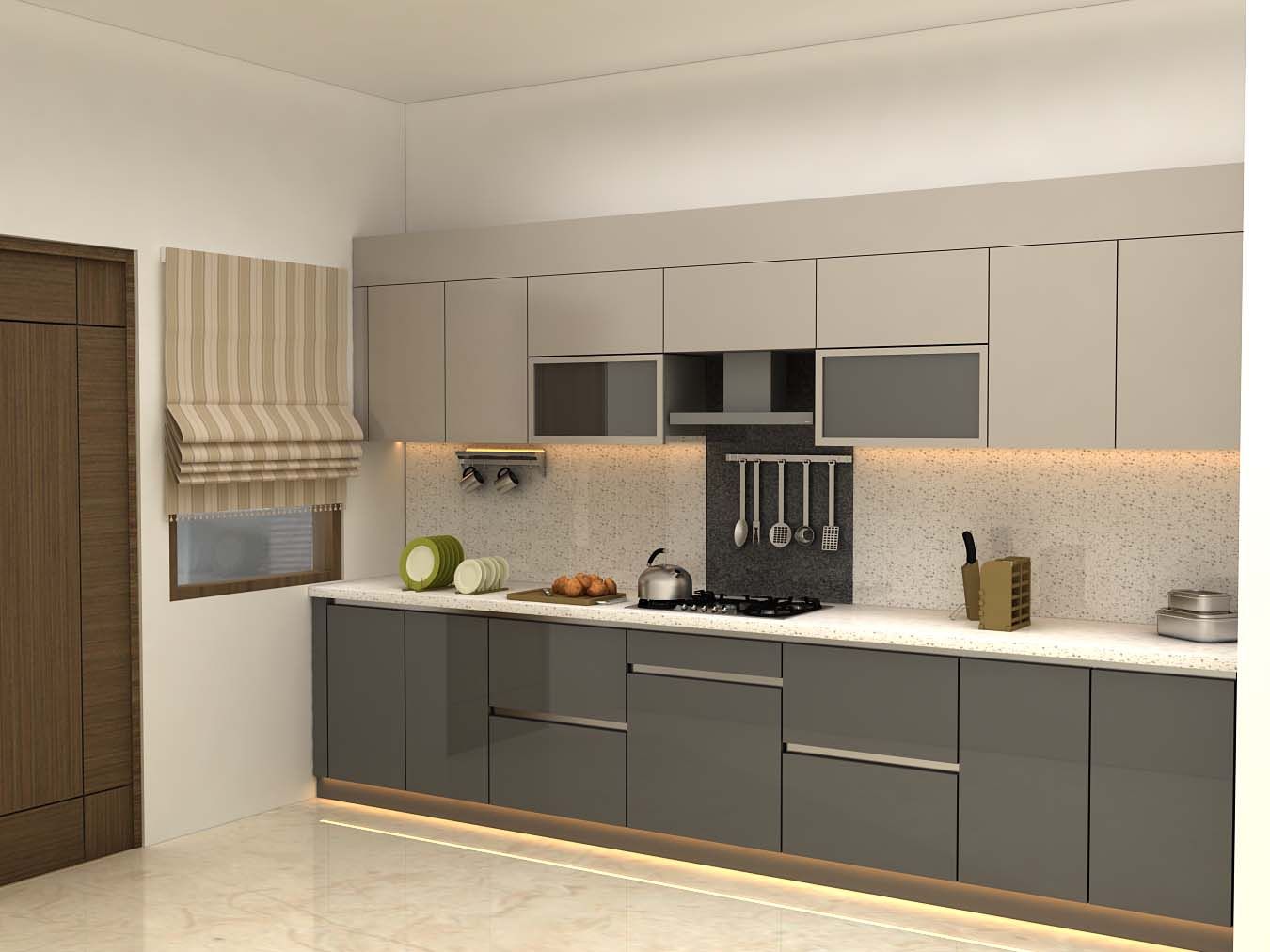 3BHK,Manish Nagar, Nagpur, Form & Function Form & Function Modern style kitchen