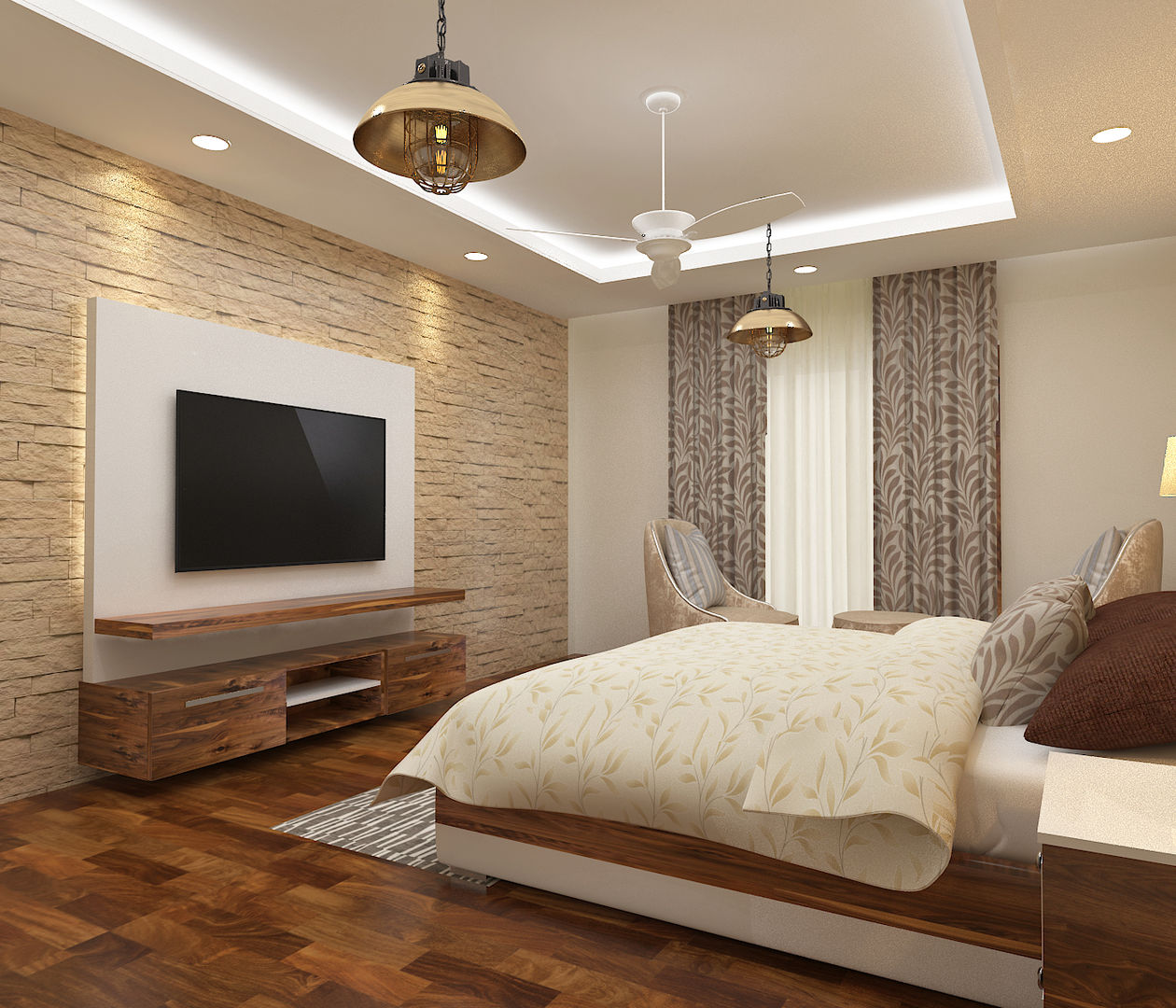 ATS hamlet One, NOIDA, Form & Function Form & Function Moderne Schlafzimmer