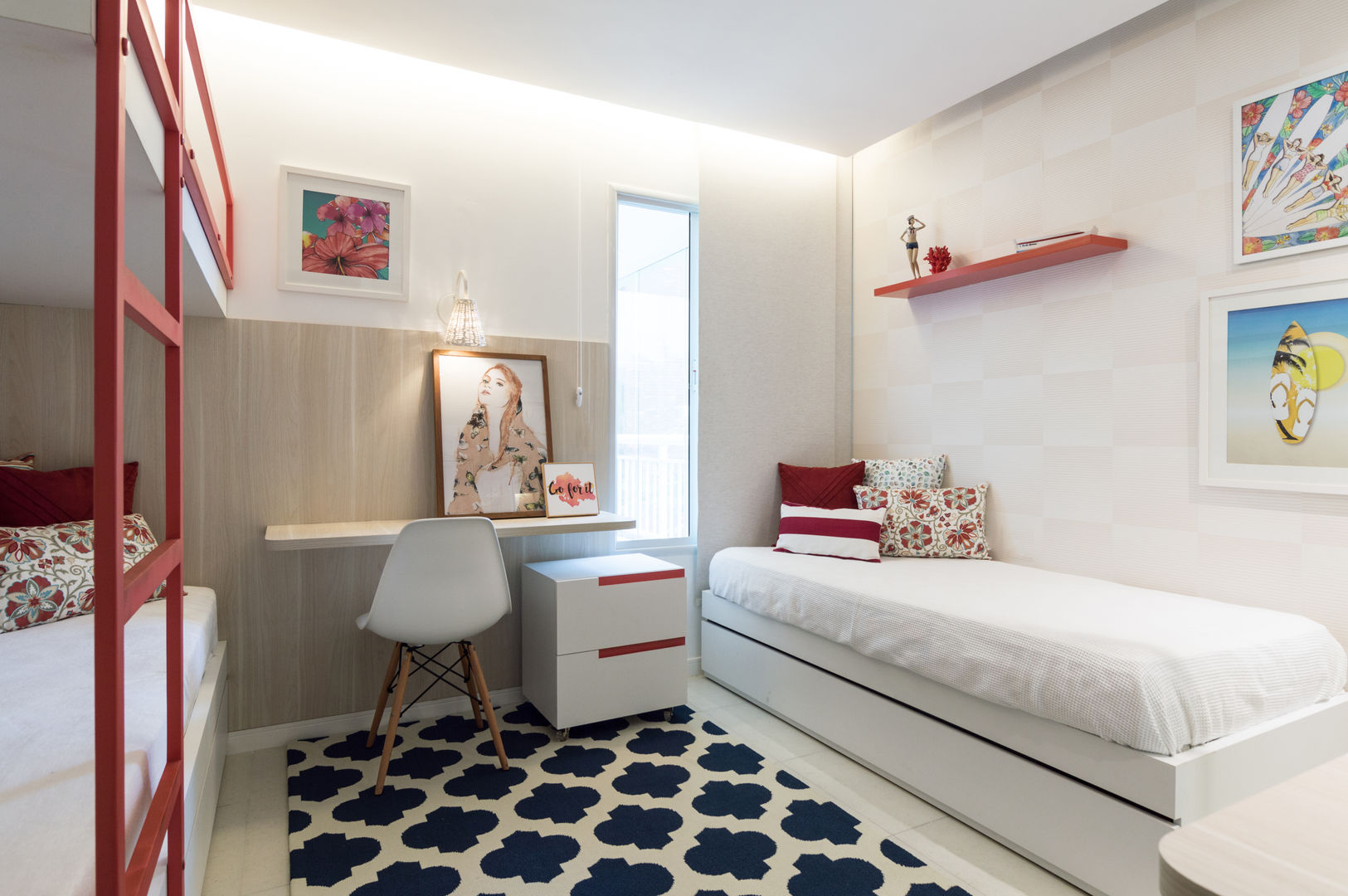 Apartamento de Praia S + T, Coletânea Arquitetos Coletânea Arquitetos Minimalistische Schlafzimmer