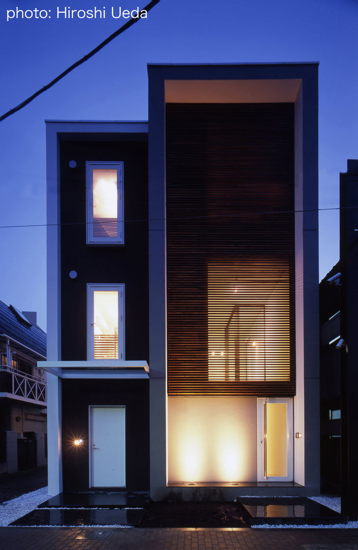 東京でプールのある家, 石川淳建築設計事務所 石川淳建築設計事務所 Piscine minimaliste Béton