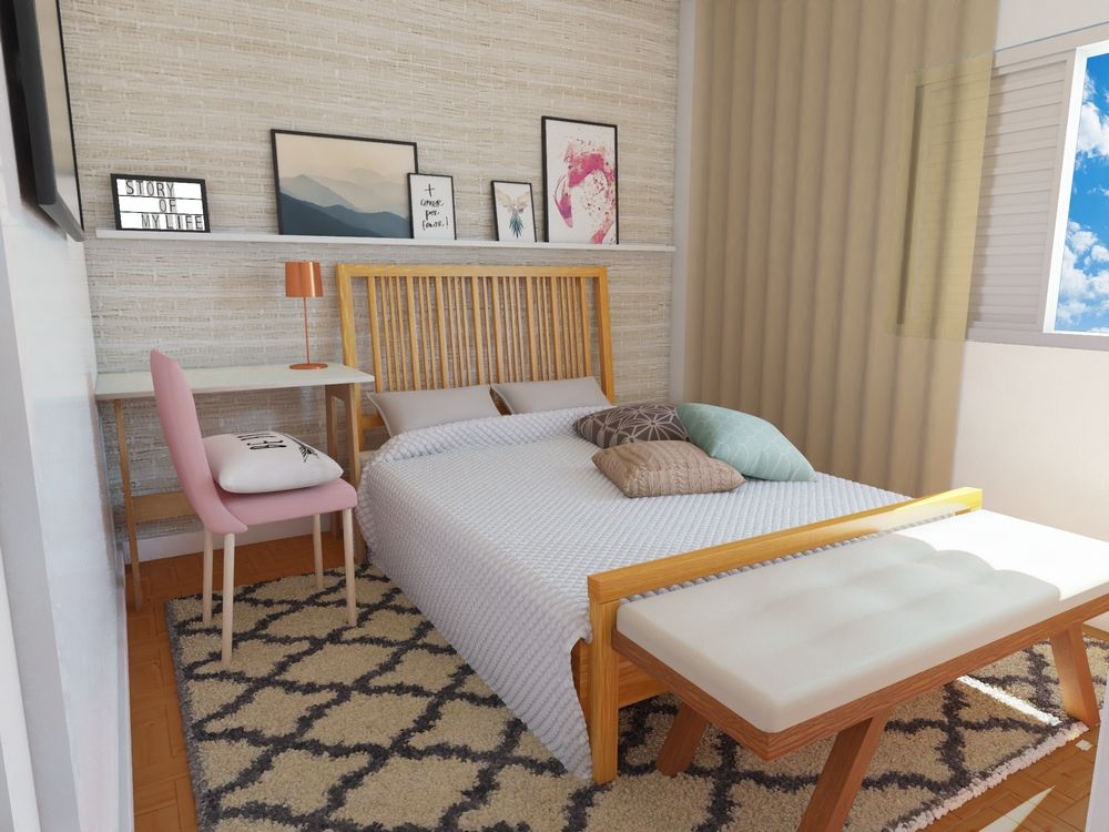 Quarto Aconchegante e Delicado, EasyDeco Decoração Online EasyDeco Decoração Online Modern style bedroom