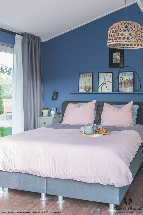 Licetto in de kleur Greek Sky Pure & Original Moderne slaapkamers