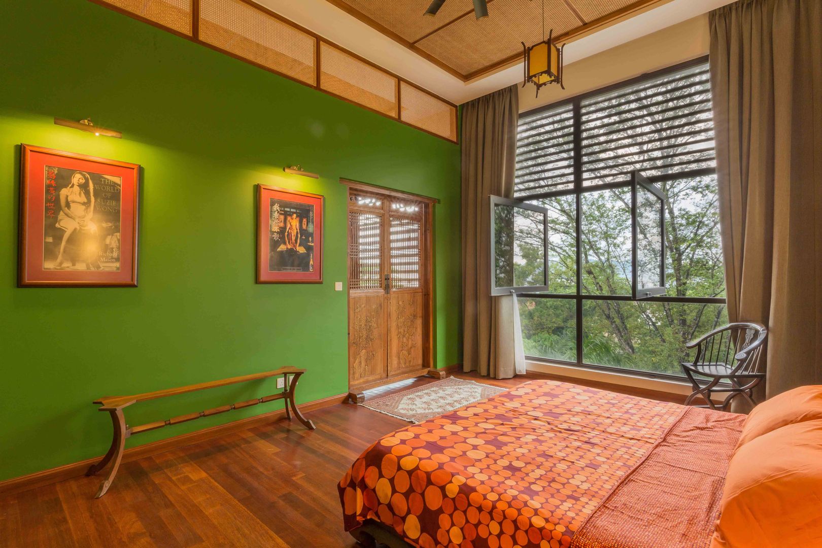 Bedroom with a view MJ Kanny Architect Tropical style bedroom bedroom