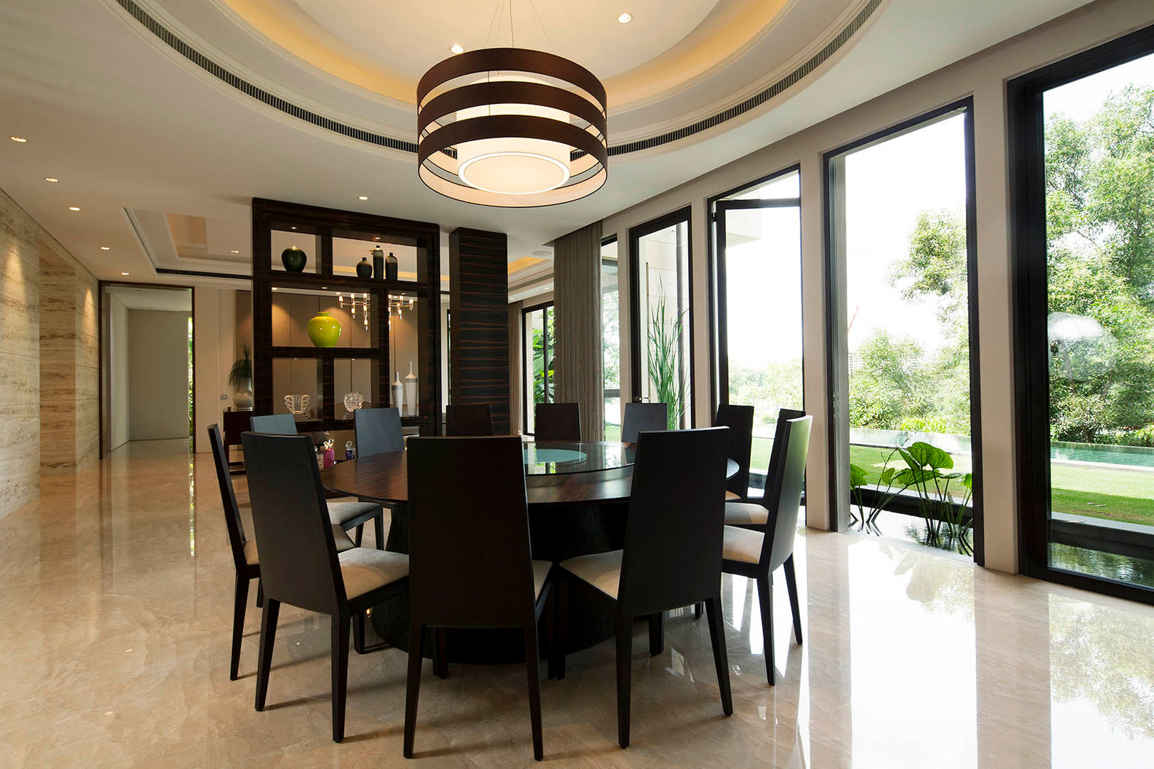 Formal Dining Room MJ Kanny Architect Tropical style dining room