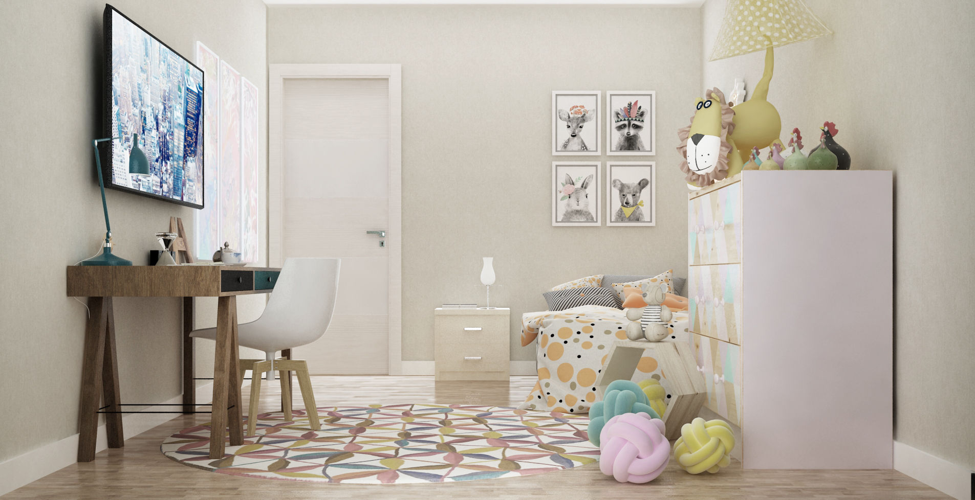 CASA CC, De Vivo Home Design De Vivo Home Design Dormitorios infantiles de estilo moderno