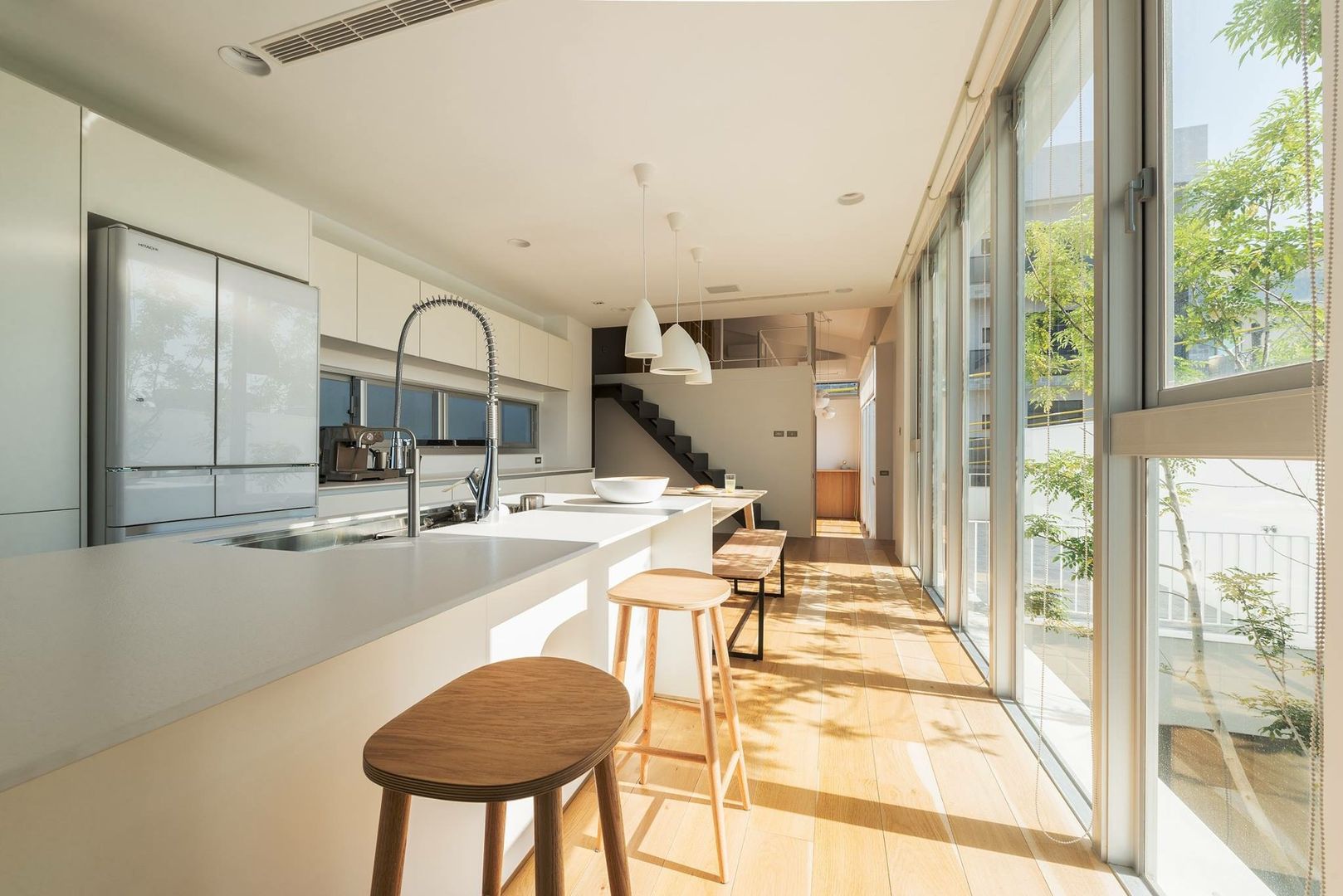 台南自地自建北歐風, 勝暉建築工程行 勝暉建築工程行 Modern style kitchen