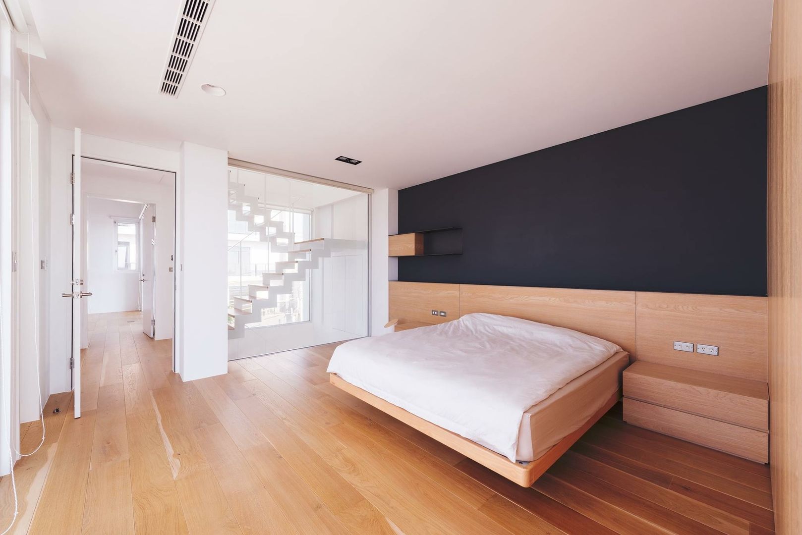 台南自地自建北歐風, 勝暉建築工程行 勝暉建築工程行 Modern style bedroom