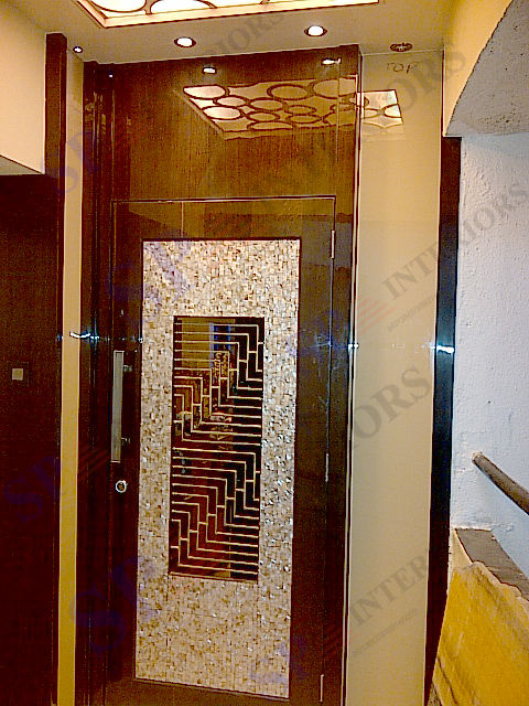 Vibha Hegde, SP INTERIORS SP INTERIORS Modern corridor, hallway & stairs