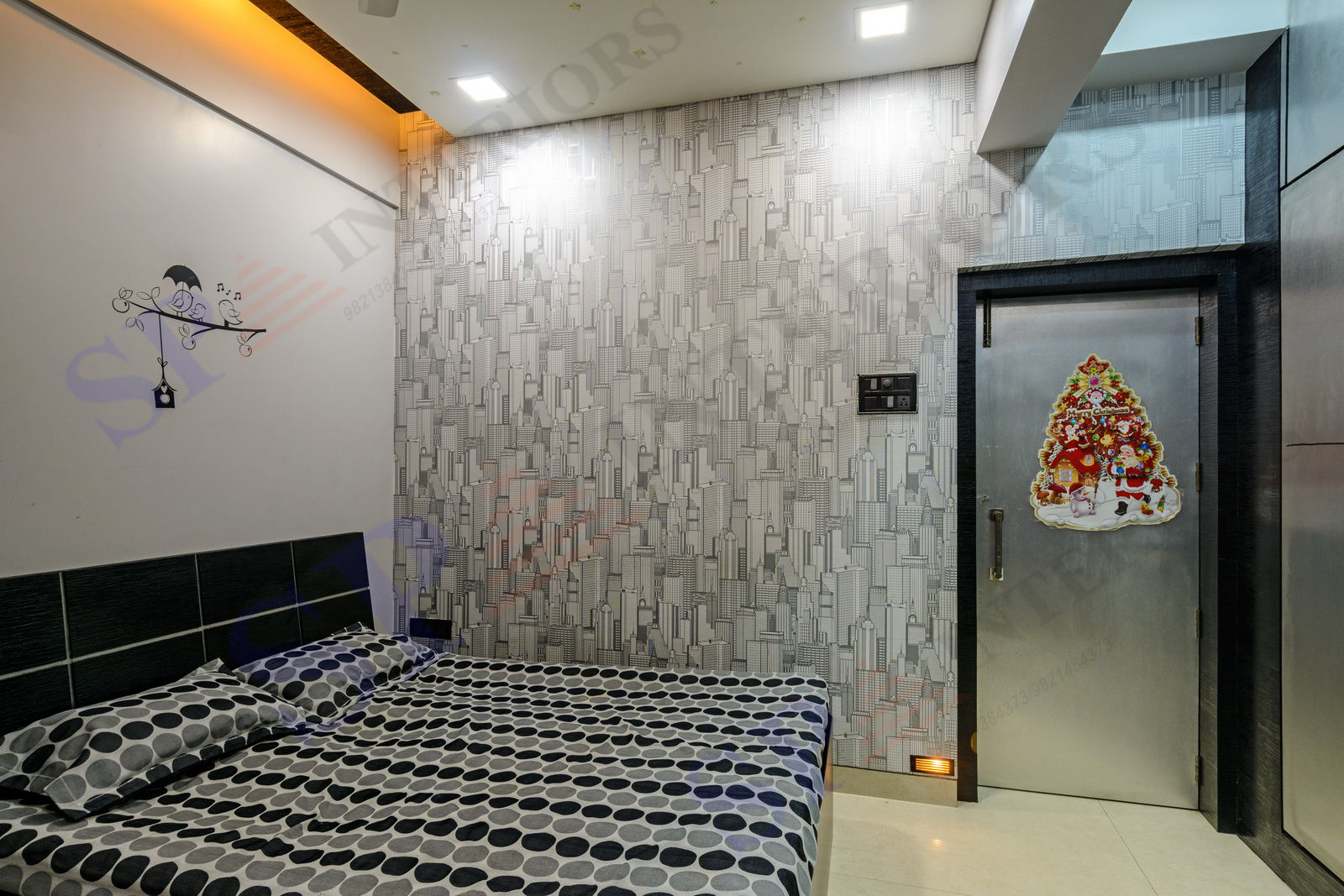 VarunJhaveri, SP INTERIORS SP INTERIORS Modern style bedroom