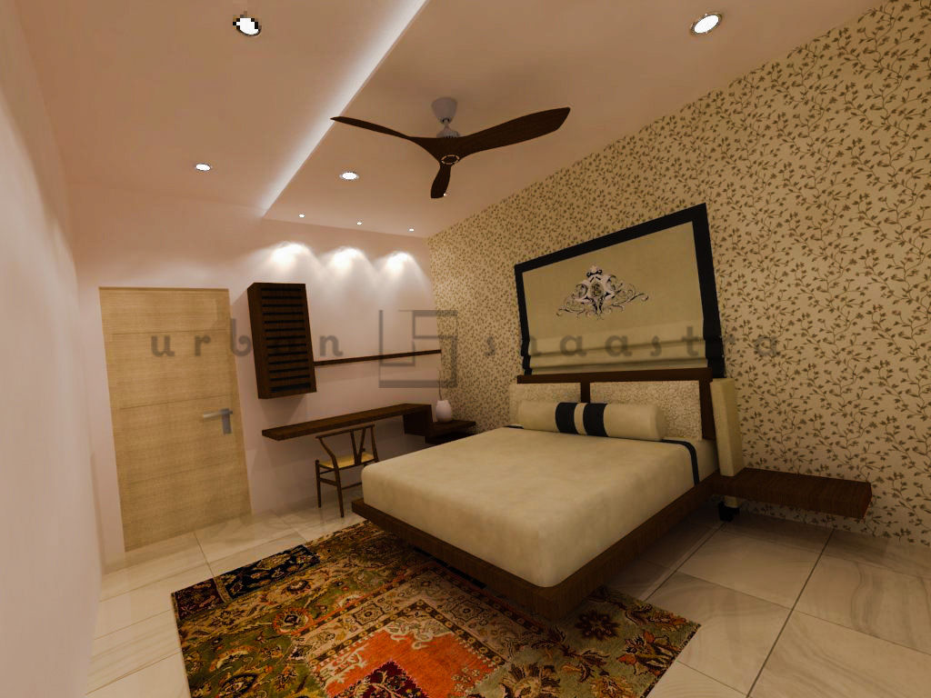 The Master Bedroom Urban Shaastra Minimalist bedroom Plywood