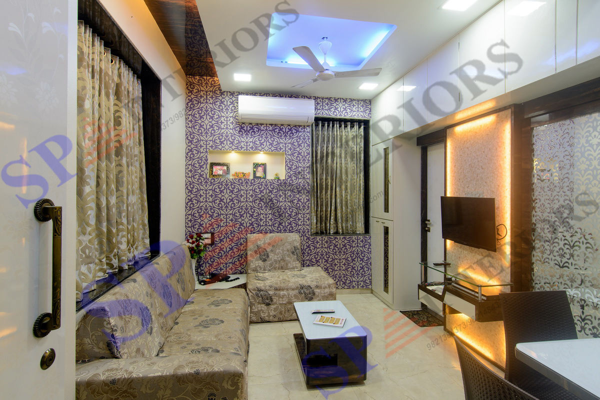 Ritesh bhai, SP INTERIORS SP INTERIORS Modern living room
