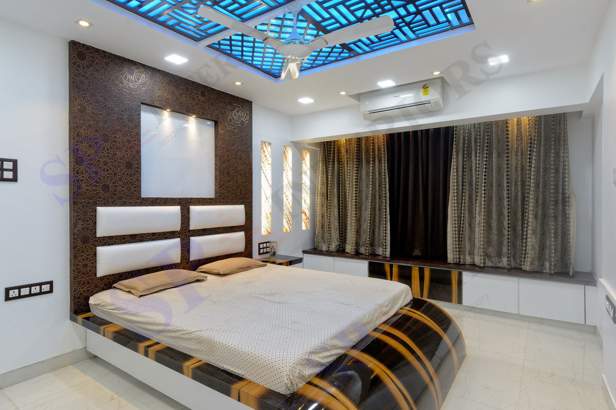Rikin bhai, SP INTERIORS SP INTERIORS Dormitorios modernos