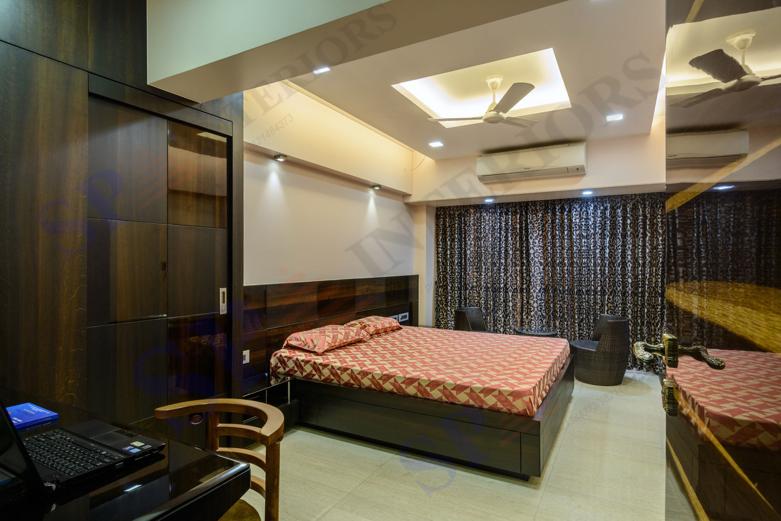 Ajay Bali, SP INTERIORS SP INTERIORS Modern style bedroom