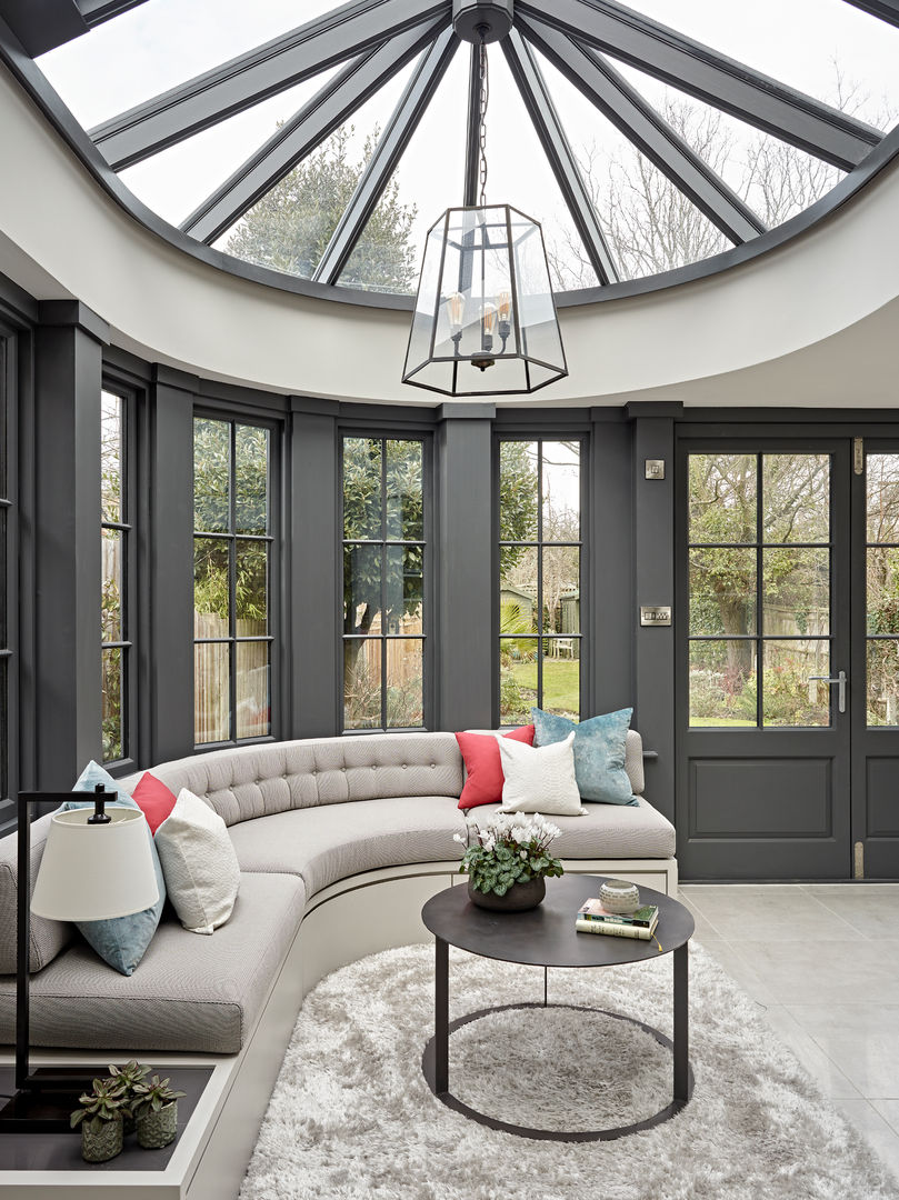 Rear extension Tailored Living Interiors Modern Kış Bahçesi Ahşap Ahşap rengi