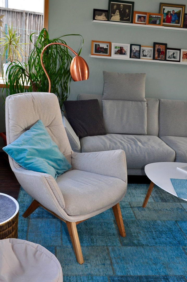 Innenarchitekturgestaltung bei Familie S. in Berlin, Interieur & Feng Shui Interieur & Feng Shui Living room Sofas & armchairs