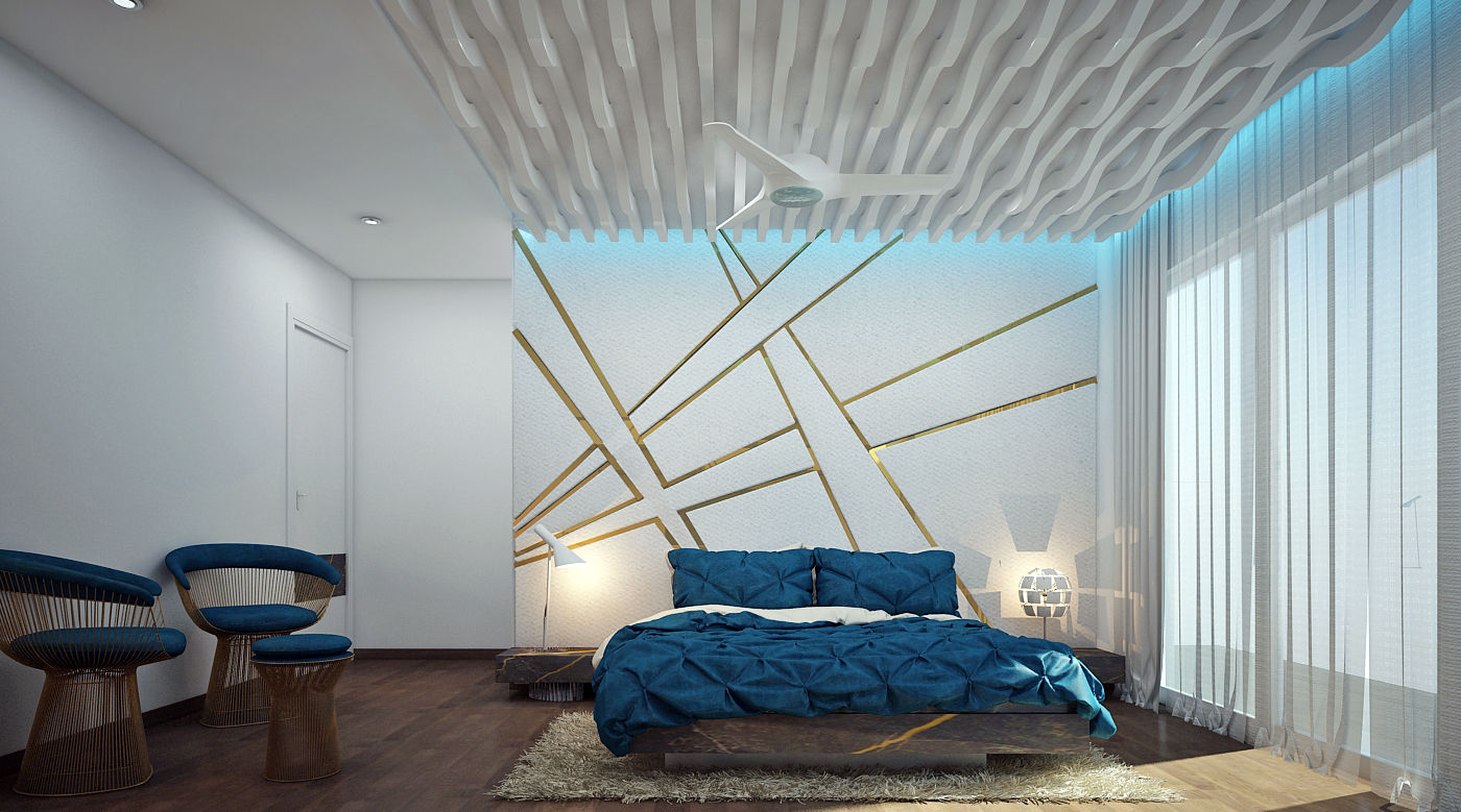 Residential homify Modern style bedroom