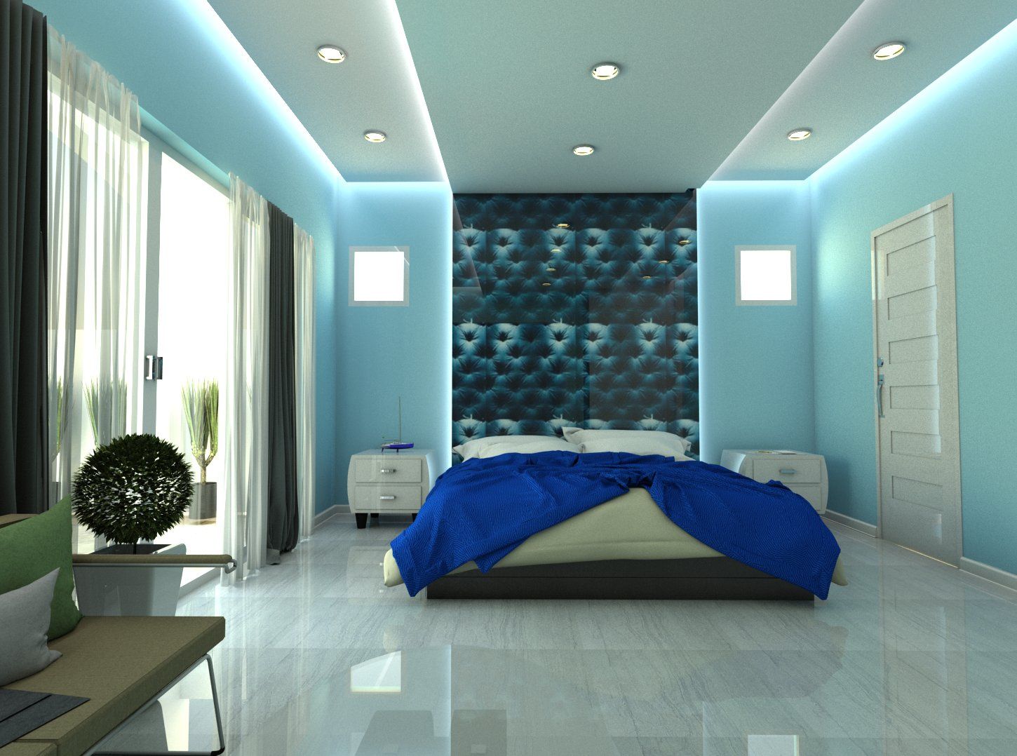 Casa Alexandria , Constantin Design & Build Constantin Design & Build Camera da letto in stile mediterraneo