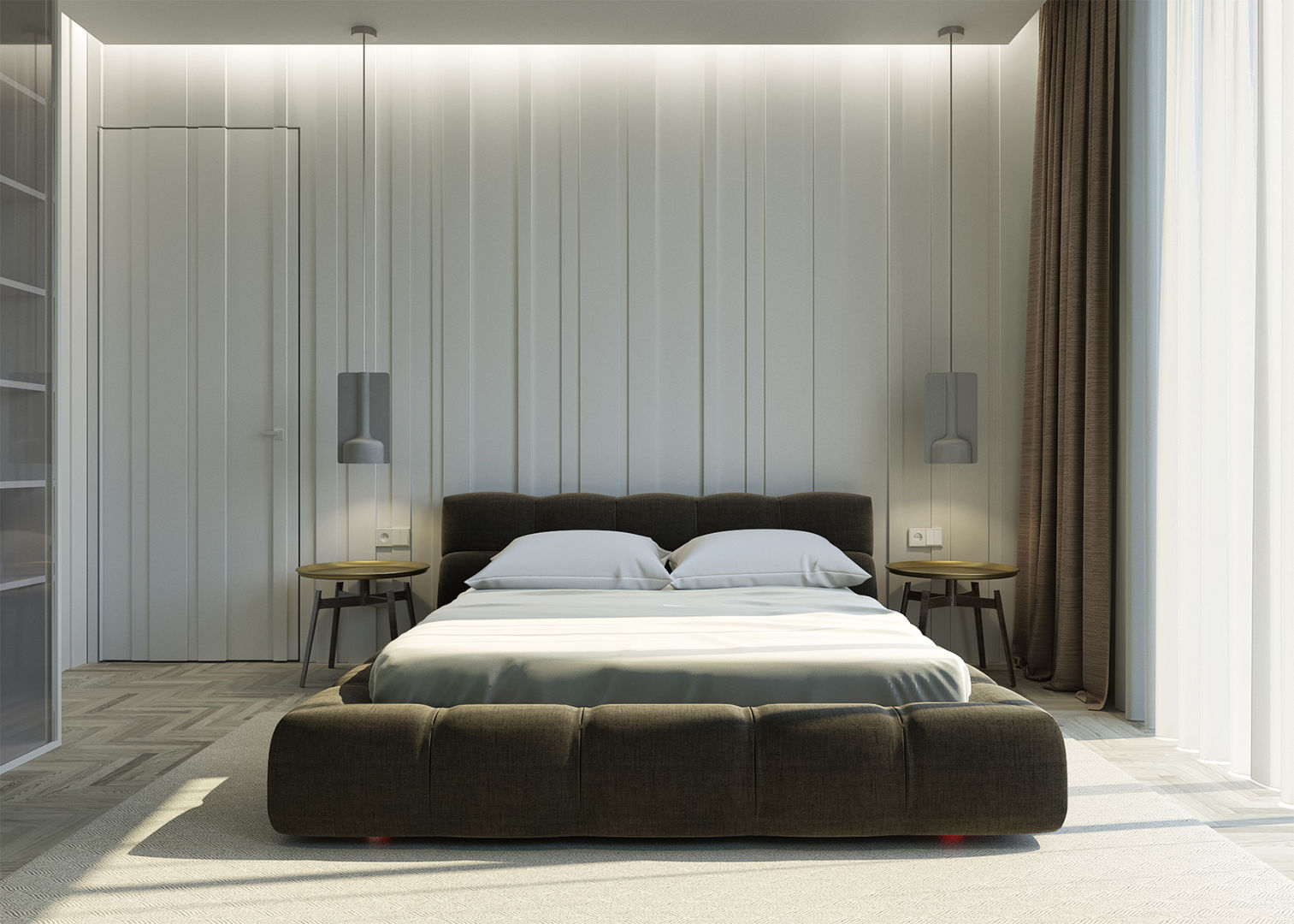 Turunc House, fatih beserek fatih beserek Modern style bedroom Wood-Plastic Composite