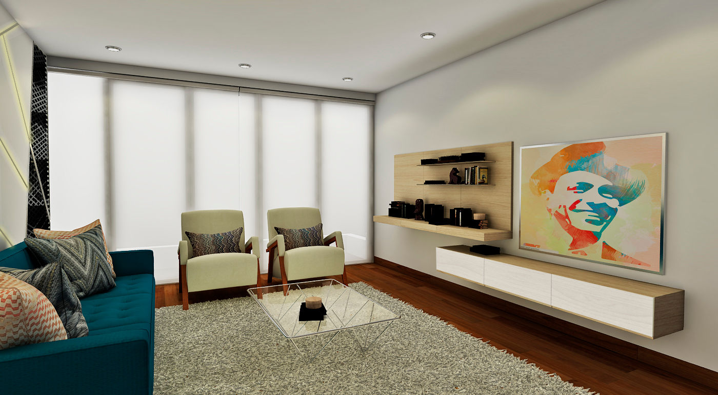 PROYECTO JG, Luis Escobar Interiorismo Luis Escobar Interiorismo Modern living room