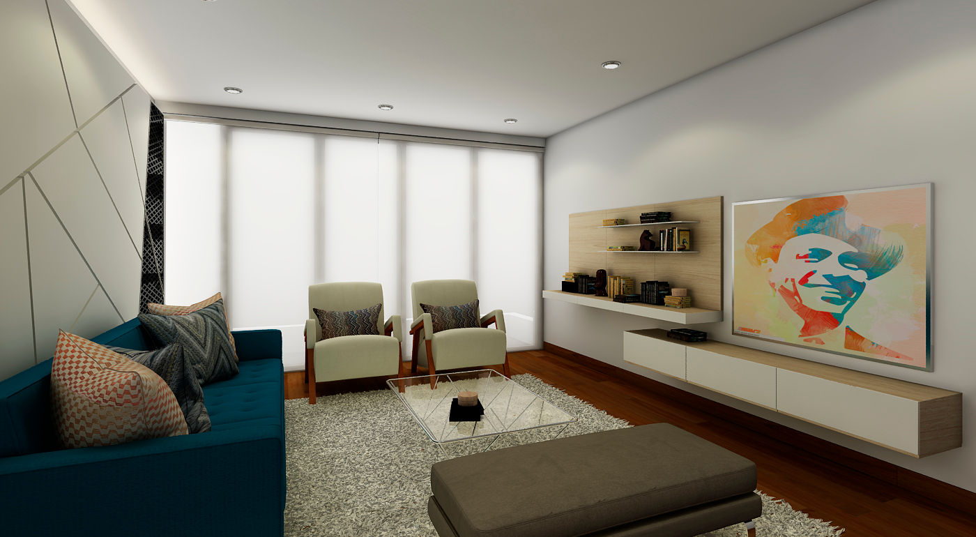 PROYECTO JG, Luis Escobar Interiorismo Luis Escobar Interiorismo Modern living room