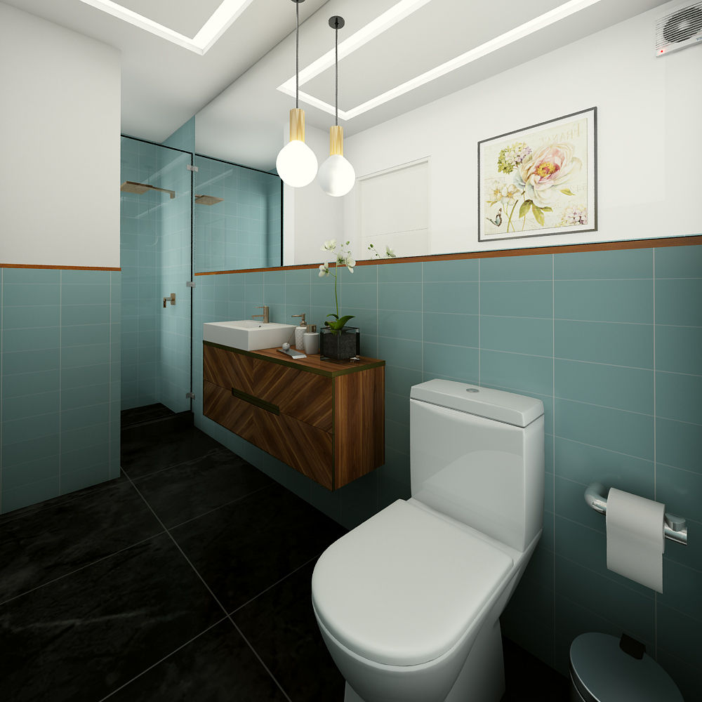 PROYECTO CR, Luis Escobar Interiorismo Luis Escobar Interiorismo 現代浴室設計點子、靈感&圖片