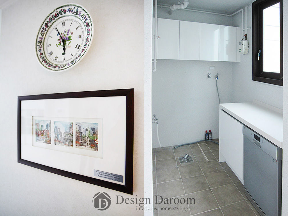 잠실 리센츠 아파트, Design Daroom 디자인다룸 Design Daroom 디자인다룸 ระเบียง, นอกชาน