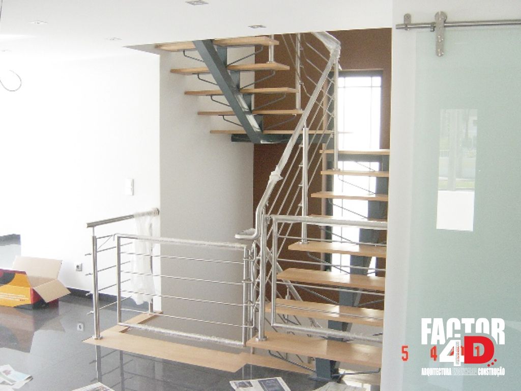 Interior#002 Factor4D - Arquitetura, Consultadoria & Gestão Escadas Projeto,Construção