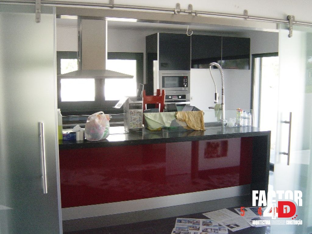 Interior#003 Factor4D - Arquitetura, Consultadoria & Gestão Cozinhas modernas Projeto,Construção