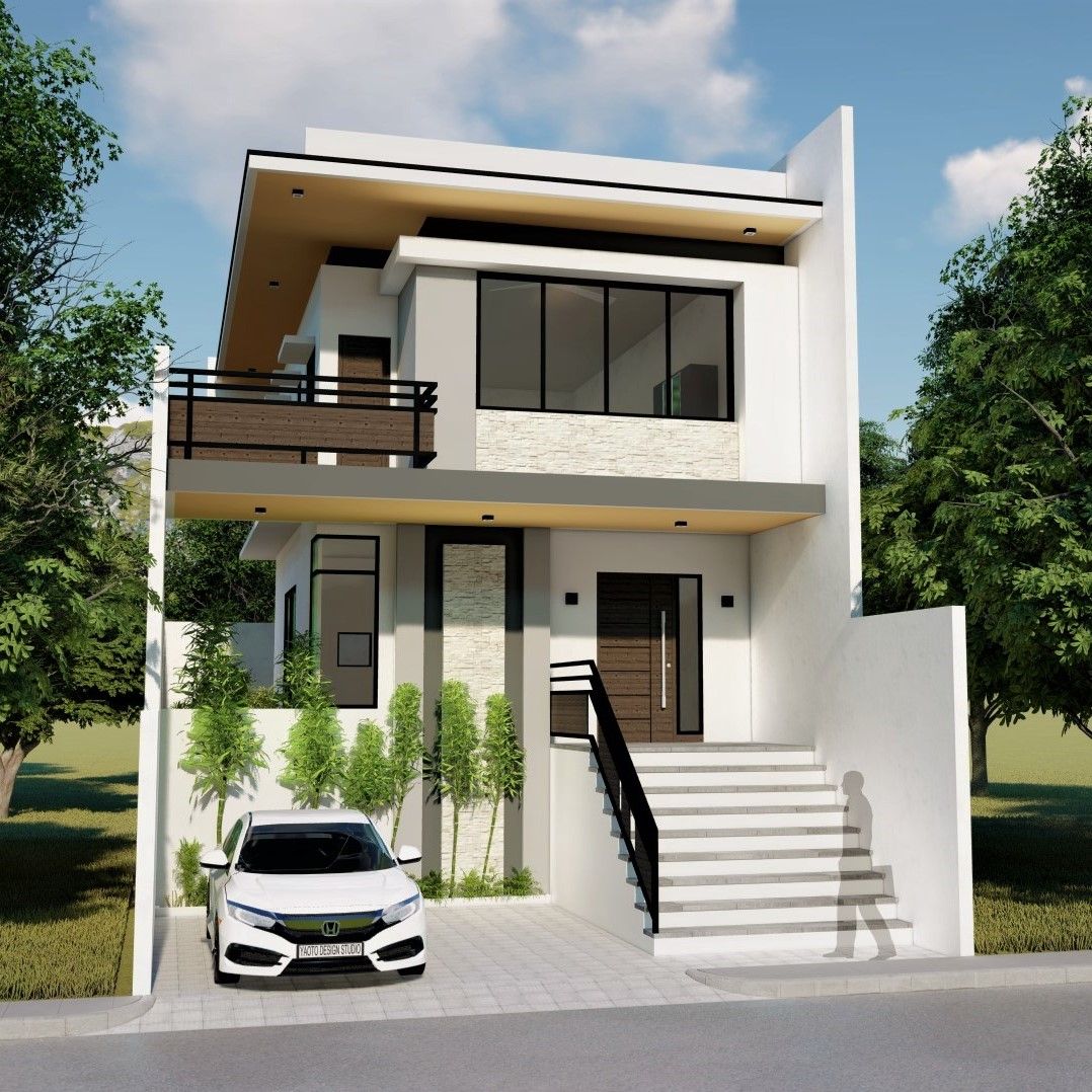 Proposed 2 Storey Zen Type Residence, Yaoto Design Studio Yaoto Design Studio บ้านและที่อยู่อาศัย