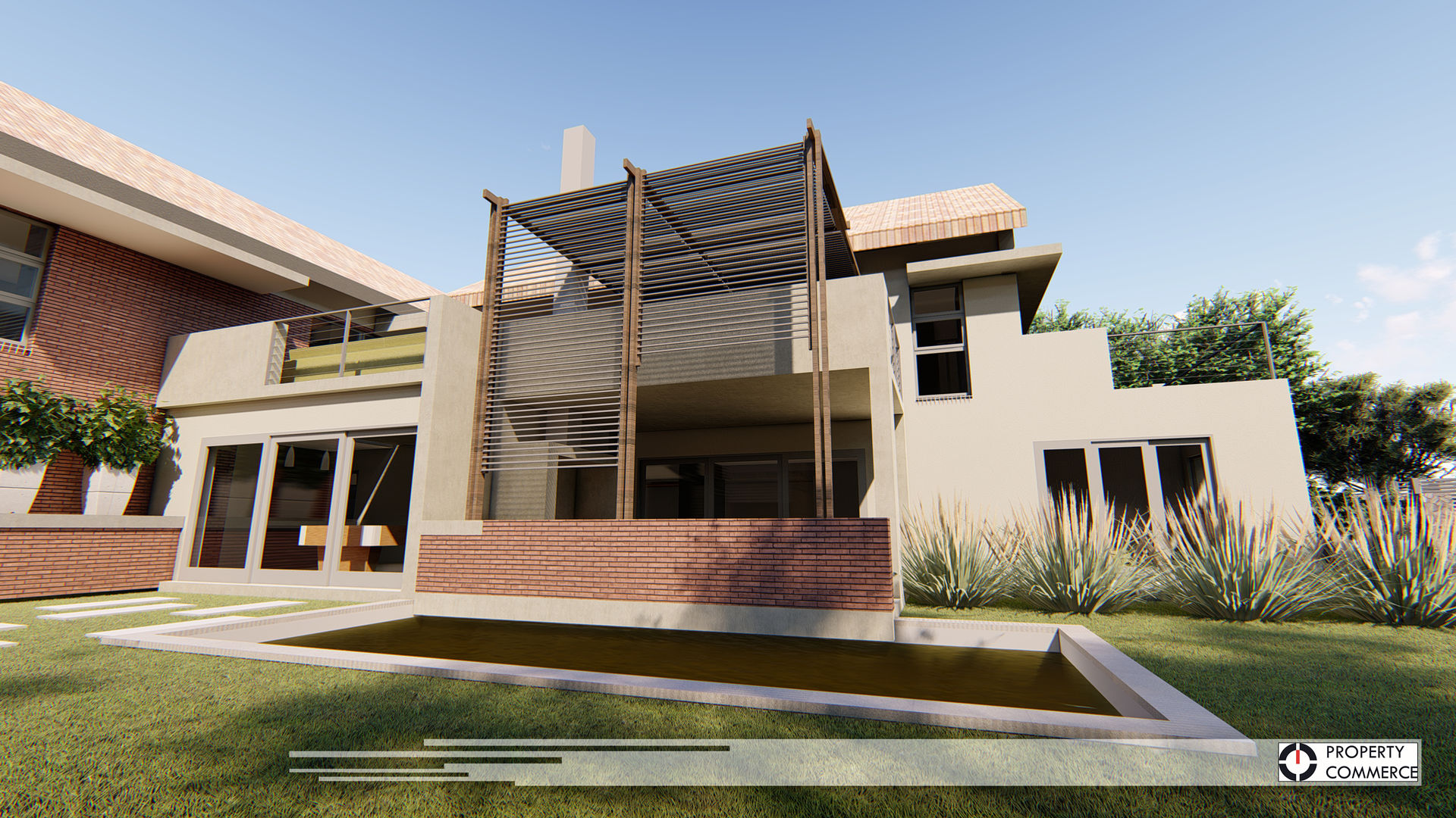 House Companie, Property Commerce Architects Property Commerce Architects Modern balcony, veranda & terrace