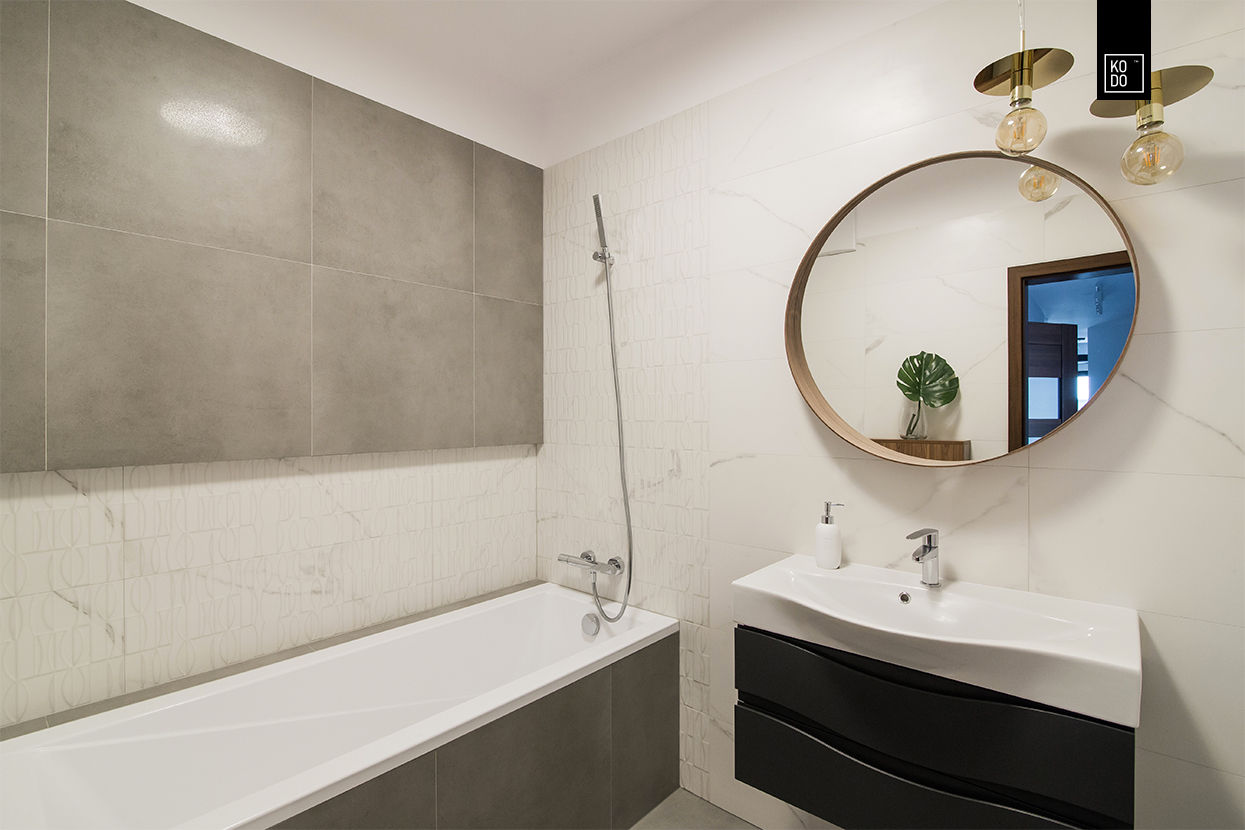 APARTAMENT KOLONIALNY, KODO projekty i realizacje wnętrz KODO projekty i realizacje wnętrz Colonial style bathroom