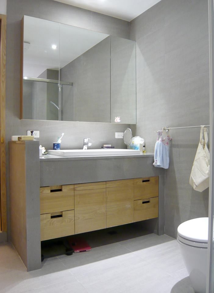 內湖康寧丁公館, 第宅空間設計 第宅空間設計 Modern Bathroom