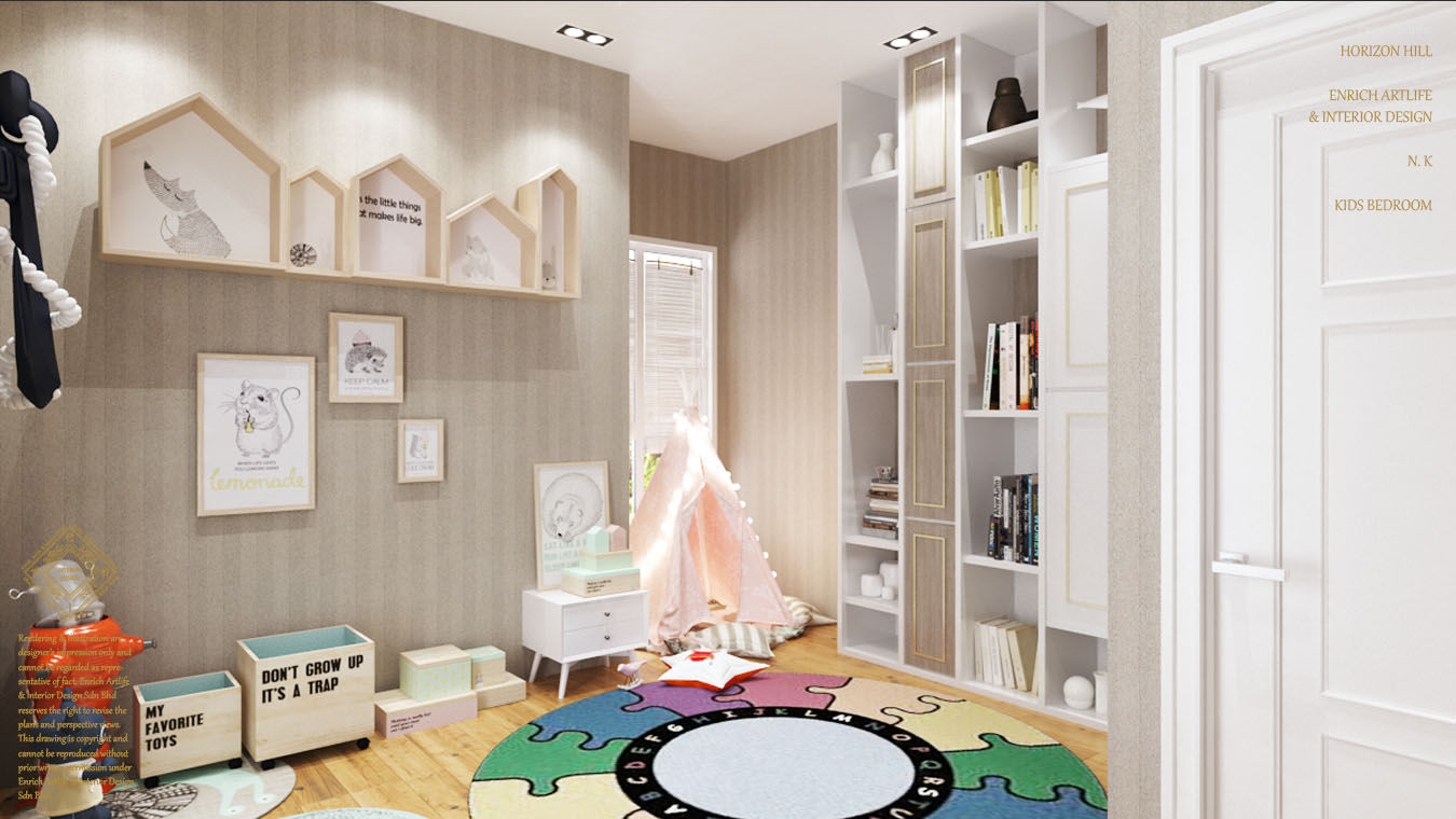 Kids bedroom Enrich Artlife & Interior Design Sdn Bhd Nursery/kid’s room