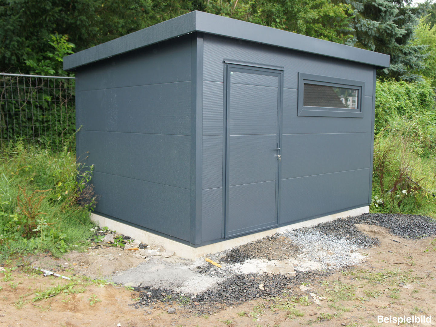 GO-ISO - hochwertiges Gartenhaus isoliert 4,00 x 3,00 m, Trapezblech Gonschior oHG Trapezblech Gonschior oHG Garden Shed Metal