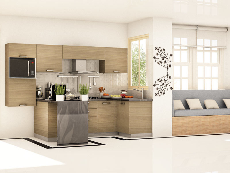 Modular Kitchen Designs - HomeLane.com, HomeLane.com HomeLane.com Cozinhas asiáticas Utensílios de cozinha