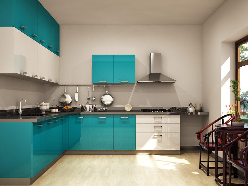 Modular Kitchen Designs - HomeLane.com, HomeLane.com HomeLane.com Cocinas de estilo asiático Armarios y estanterías